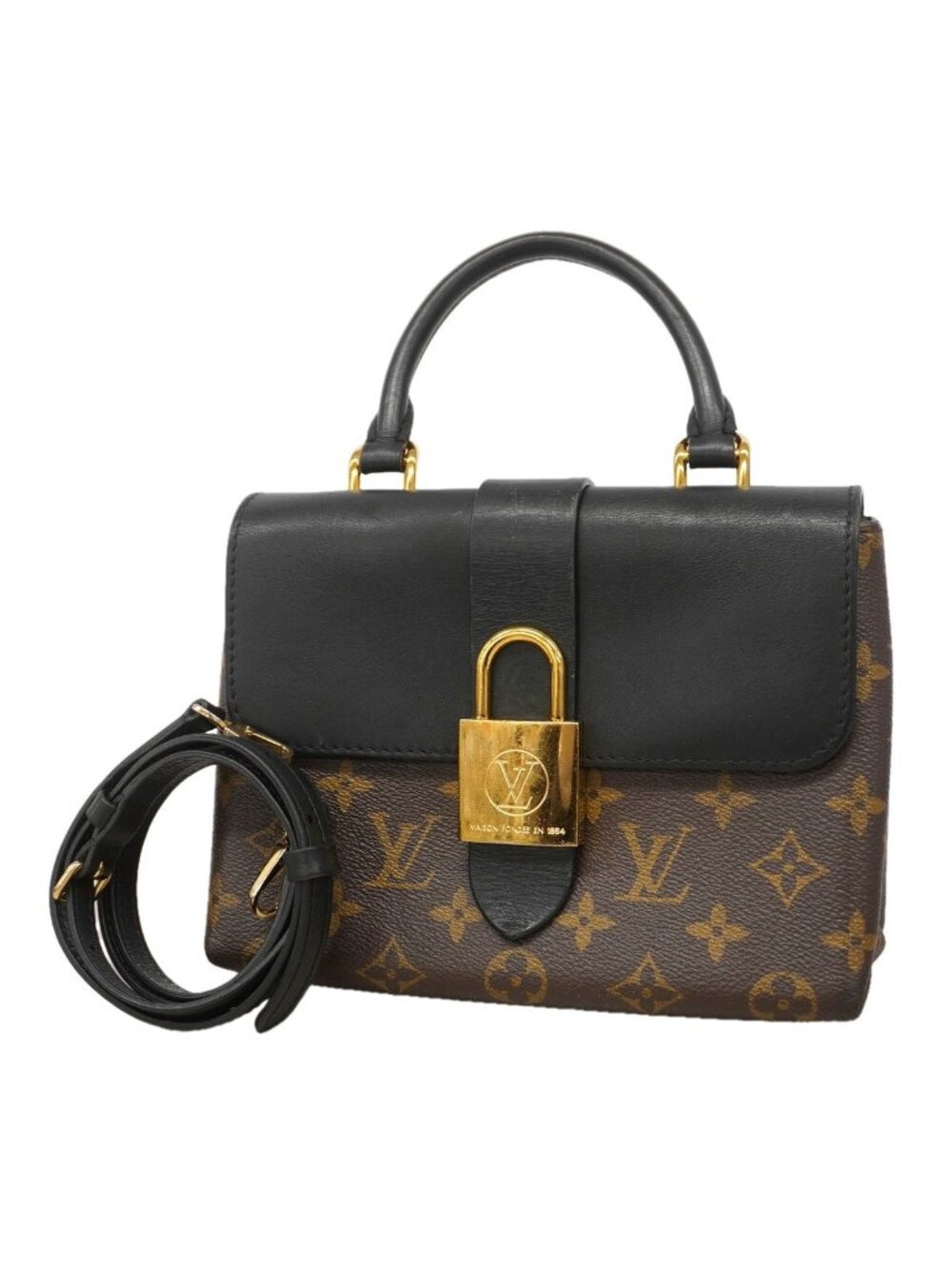 Louis Vuitton Handbag Monogram Locky BB Brown 2-Way Bag